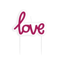 Kerze Sweet Love 9 x 8 cm