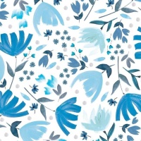 Baumwoll-Popeline-Stoff Frühling Ankunft Aqua - Katia