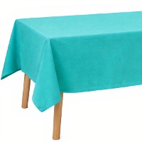 Kunststoff-Tischdecke mit Textiloptik, 1,80 x 1,20 m