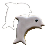 Delfin-Ausstecher 9 cm - Wilton