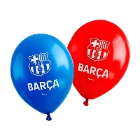 FC Barcelona Blaugrana Latexballons, 30 cm - 6 Stück