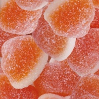 Gefüllte Herzen mit Pfirsichgeschmack - Fini - 1 kg