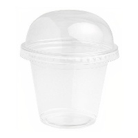 Becher für Trauben mit Kuppeldeckel 270 ml - 4 Stück