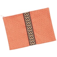 Kosmetiktasche mit Detailstreifen 28 x 20 cm - 1 Stück