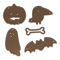 Stanzformen für kleine Halloween-Figuren - 5 Stück