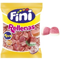 Erdbeerküsse gefüllt mit Zuckerüberzug - Fini - 1 kg