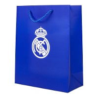 Geschenktüte von Real Madrid in Blau 23 x 18 x 10 cm
