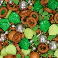 3D Jungle Joy Sprinkles von FunCakes, 70 g - Dschungel-Thema