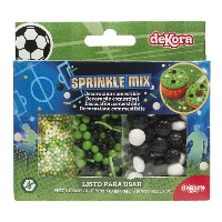 Dekorstreusel-Mix Fußball, 70 g - Dekora