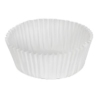 Weiße Cupcake-Kapseln, 4 cm - 80 Stück