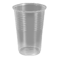 Klare Plastikbecher, 220 ml - 100 Stück