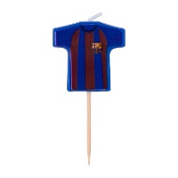 FC Barcelona Trikot-Kerzen - 5 Stück
