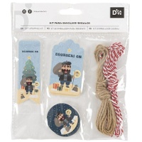 Geschenkanhänger von Olentzero - 25 Stück
