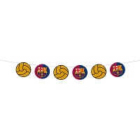 Wimpelkette mit FC Barcelona-Wappen
