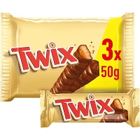 Twix Schokolade mit Milch und Karamell 50 g - 3 Einheiten
