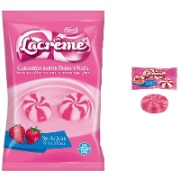Erdbeer-Sahne-Bonbons zuckerfrei - Lacrême - 900 gr