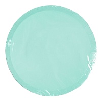 Flache runde Farbteller, 18 cm - 10 Stück