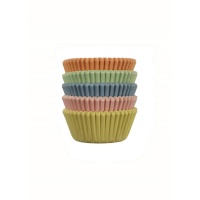 Mini-Cupcake-Kapseln in Pastellfarben - PME - 100 Stück.