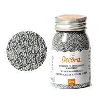 Mini-Silberperlen mit einem Durchmesser von 1,5 mm - Decora - 100 g