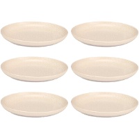 Gescheckter flacher Teller - Vessia - 6 Stück, 20 cm