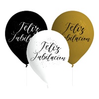 Latexballons zur glücklichen Pensionierung, 27 cm - 8 Stück