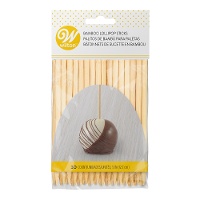 Bambus Cake Pop Stäbchen 12 cm - Wilton - 30 Stück