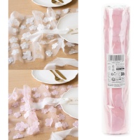 Tischläufer aus Chiffon mit Blumen - 5 m