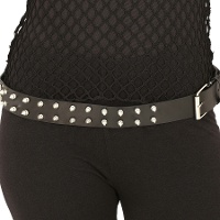 Rockergürtel mit Spikes, 130 cm