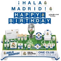 Party-Set Real Madrid - 6 Personen - 75-teilig