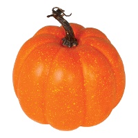 Klassische orangefarbene Kürbis 18 cm