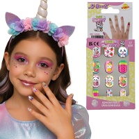 Künstliche Nägel mit Kinder-Motiven - 12 Stück
