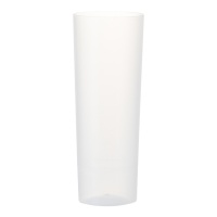300 ml Becher aus transparentem Kunststoff - 10 Stück.