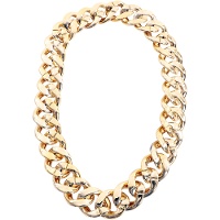 Cadena de rapero dorada