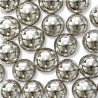8 mm silberne Perlen Streusel - PME - 25 gr