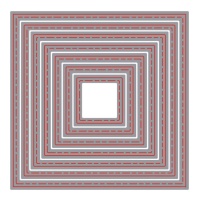 Zag Quadrat-Stanzform - Misskuty - 7 Einheiten
