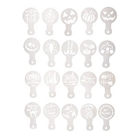 Schablonen mit Halloween-Motiven - 20 Stück