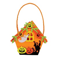 14 cm Geisterhaus-Korb