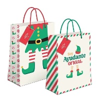 Geschenktüte 14 x 11,5 x 6,7 cm vom offiziellen Helfer-Elf - 1 Stück