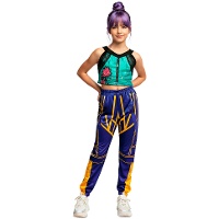 K-Pop Sängerin Kostüm in Blau für Mädchen - VERFÜGBAR JANUAR 2026