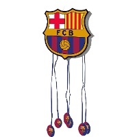 Piñata mit FC Barcelona-Wappen, 40 x 40 cm