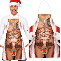 Frecher Weihnachtsmann-Schürze