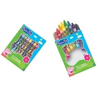 Peppa Pig Wachsmalstifte in 8 Farben - 4 Packungen