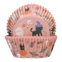 Cupcake-Kapseln für Cute Halloween - Funcakes - 48 Stück
