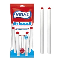 Erdbeer-Sahne gefüllter weißer Lakritz - Rhythmus Erdbeer-Sahne Vidal - 90 gr