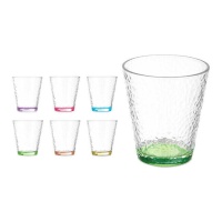 375 ml Teardrop Becher mit farbigem Boden - 1 Stk.