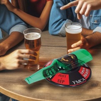 Flaschendrehen-Spiel mit Roulette