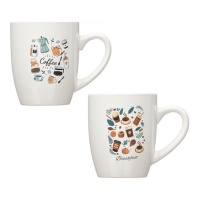 350 ml Frühstückstasse sortiert - 1 Stück