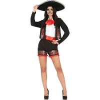 Mariachi Catrina Kostüm für Damen