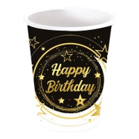 Happy Birthday Sterntassen - 6 Stk.