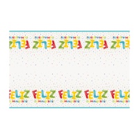 Happy Birthday Tischtuch 1,37 x 2,13 m